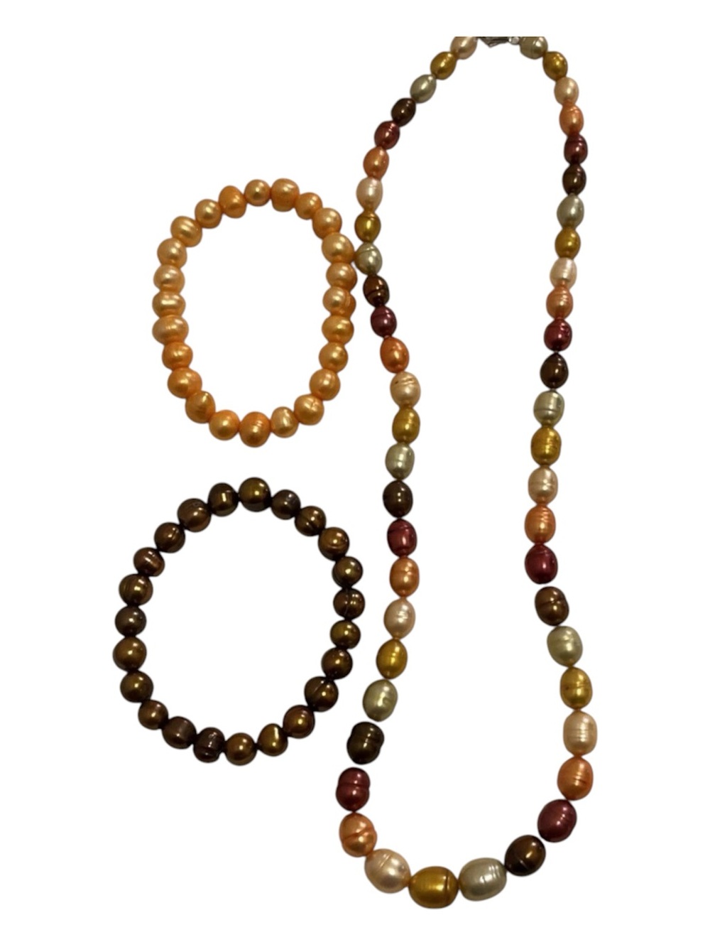 Honora Freshwater Pearl Necklace and Bracelet Set